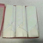 Embroidered Floral Ladies Hankies Vintage Set Of 3 In Original Box Pink Photo 1