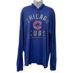 47 Brand Chicago Cubs Blue Red ‘ MLB Baseball Lightweight Hoodie size L Unisex Photo 1