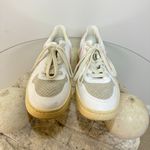 VEJA  V-10 CWL Vegan Leather Sneaker in White/Petale Pink Size EU 37/US 6 Photo 3