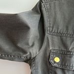 J.Crew Grey Relaxed Boyfriend Field Shirt Jacket, Size Small Petite Photo 7