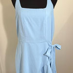 Source Unknown  Light Blue Midi Dress Photo 0