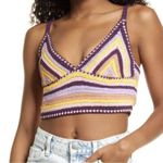 Urban Outfitters  BDG Crocheted Crop Top Women’s Small Photo 0