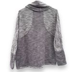 Calvin Klein Purple & Gray Crossover Knit Cowl Neck Pullover Sweater Size S Photo 4