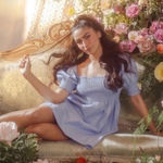 Hill House Athena Mini Smocked dress in blue metallic plaid size XS Photo 0