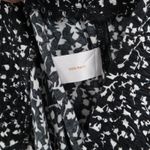 Decree  Black Pull On Wide Leg Floral Boho Beach Comfy Trouser Pants Large Photo 6