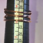 Rose Gold Tone Classic Ring Set with Crystals Photo 3