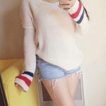 Brandy Melville  Jersey Knit Sweater Photo 2