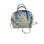 CATH KIDSTON Blue Polka Dot Crossbody Satchel Bag Photo 6