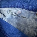 Polo Ralph Lauren High Rise Denim Shorts Blue Frayed Hem Women's Size 29 Photo 4