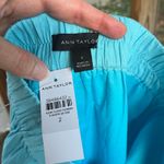 Ann Taylor Women's Turquoise Linen Blend Midi Skirt Size 2. NEW Photo 5