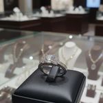 2Ct CZ Filigree Engagement Style Ring 18K White Gold Plated Silver Sz 8 NWT Photo 3