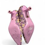 Amy Crookes Marte Purple Yellow Floral Print Ankle Boots Pointed Toe IT 37/US 7 Photo 11