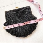 Vintage Black Beaded Evening Bag Photo 10