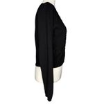 Karen Kane Vintage Black Beaded Merino Wool Cardigan Sweater Small Hong Kong Photo 3