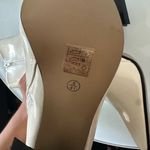 Nasty Gal Cream and Black Heeled Boots Photo 4