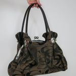 Vintage Y2K Brown Canvas CC Logo Shoulder Bag Purse Photo 0