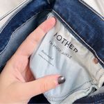 MOTHER • The Muse Ankle jeans mid rise cropped frayed hem Bushwacked slim skinny Blue Size 27 Photo 4