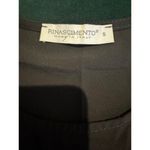 RINASCIMENTO Black Sheer Camisole with Lace Trim Photo 5