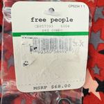 Free People NWT Girls Like Us Red Star Print Long Sleeve Bodysuit Size Large Photo 3