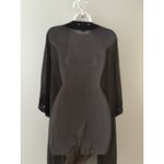 Ulla Popken Kimono Duster Womens 20/22 Black Lace Beaded Sheer Whimsigoth Size undefined Photo 4