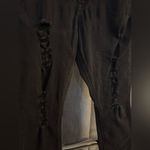 EXPRESS  12S Black Ripped Skinny Jeans-Midrise Legging Photo 2