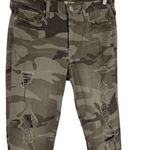 True Religion Halle Mid Rise Super Skinny Jeans In Destroyed Distressed Camo 27 Photo 4