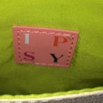 IPSY Glam Bag Make Up Bag in Pale Gold Embossed Snake w/White Background Photo 7