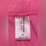 Juicy Couture  Sleepwear Pink Terry Clothish Women’s Loungewear Pajama Set; XL Photo 4