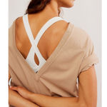 Free People NWT  Beach Hot Shot Tee Romper Sz M Photo 3