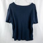 Bobbie Brooks Vintage Navy Blue Button Tee Shirt Womens XLarge Size XL Photo 7