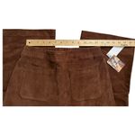 Self Esteem  trousers Juniors Women’s 26” medium Corduroy Brown Flared Pants nwt Photo 4