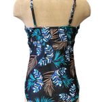 Merona Target Swimsuit One Piece Boho Tropical Palm L Large Photo 1