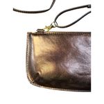 Joy Susan NWT  Liquid Metal Copper Mini Crossbody Wristlet Purse 9"x4.5" Stylish Photo 4