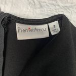 Premier Amour women 2 one piece jumpsuit w/sheer elastic cuff sleeves black Photo 5