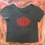 Brandy Melville mater dei black off shoulder tshirt Photo 5