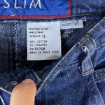 Vintage Posted Bare Back Slim Straight Jeans Size 27 Photo 5