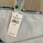 Aerie Blue Floral String Cheeky Bikini Bottom size XL Navy Photo 3