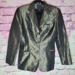Ralph Lauren VINTAGE RALPH SILK BLEND METALLIC DRESS BLAZER WITH SHOULDER PADS 8 Photo 0