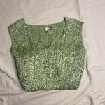 90’s Vintage pleated blouse Green Size L Photo 0