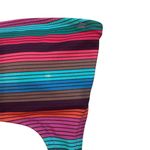 Victoria's Secret Victoria’s Secret Y2K Multi Color Striped Monokini One Piece Swimsuit, Sz S Photo 9