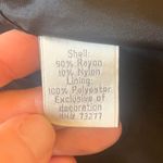 LC Lauren Conrad 12 Black Blazer Open Front 3/4 Sleeves with Ruching Pockets Photo 7