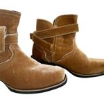 Justin Boots Suede‎  Square Toe Western Cowgirl Photo 7