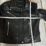 BLANK NYC Revolve Faux Leather Moto Jacket size Small Black Photo 8