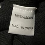 Princess Polly Black Ribbed Knit High Waisted Straight Trouser Pants Size S/M Photo 4