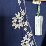 PPLA  Clothing Boho Blue Maxi Dress NWT Medium Photo 4