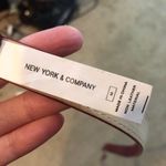 New York & Company Waist Belt Snakeskin Pattern Womens M Skinny Slim Classic Red Photo 3