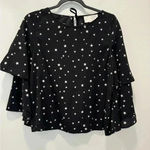J.O.A. Los Angeles Stars Ruffle Blouse size s Photo 2
