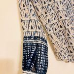 Liverpool Navy and White Geometric Women's Top Photo 1