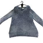 Orvis V Neck Chenille Knit Sweater Womens Large Grey Pullover Winter Cozy Warm Photo 1