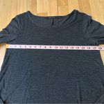 BCBG Max Azria Lace Panel Black Long Sleeve Shirt S Knit Top  Women Blouse Photo 7